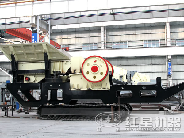 履帶式移動(dòng)建筑垃圾粉碎機(jī)