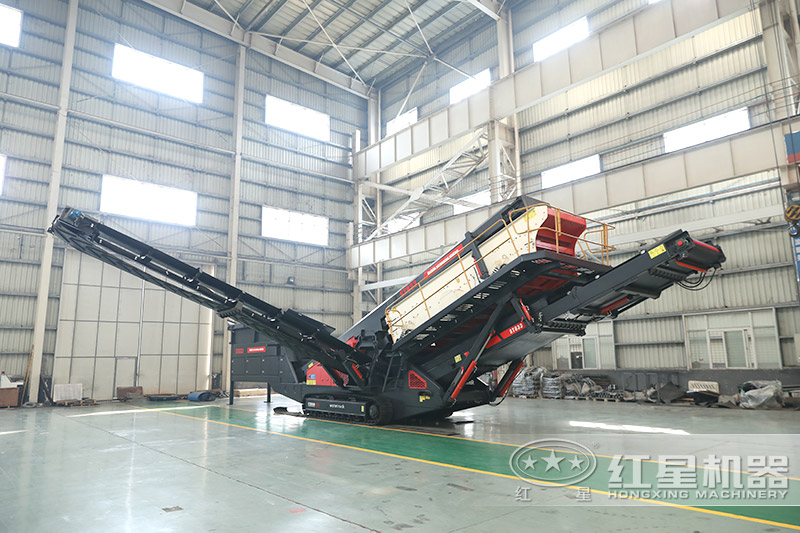 另外，紅星廠家還有履帶裝置的移動磕石機(jī)_小型碎石機(jī)