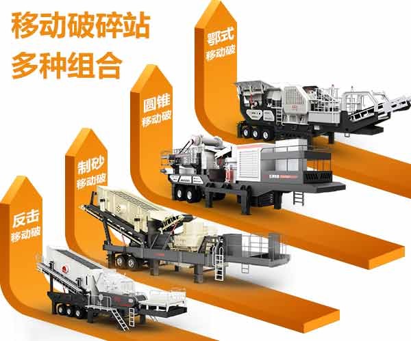 汽車移動破碎機種類合集圖 汽車移動破碎機種類合集圖
