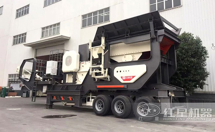 紅星移動(dòng)石頭破石機(jī)——配顎破