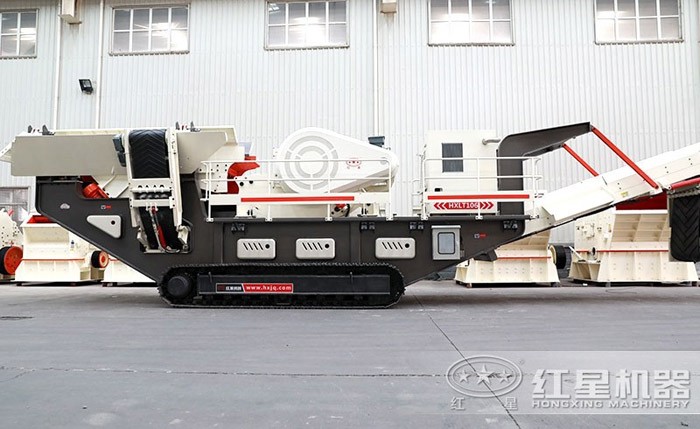 履帶移動式小型破碎機設(shè)備
