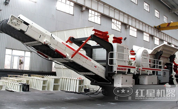 紅星移動履帶一體式破碎機應(yīng)用領(lǐng)域廣