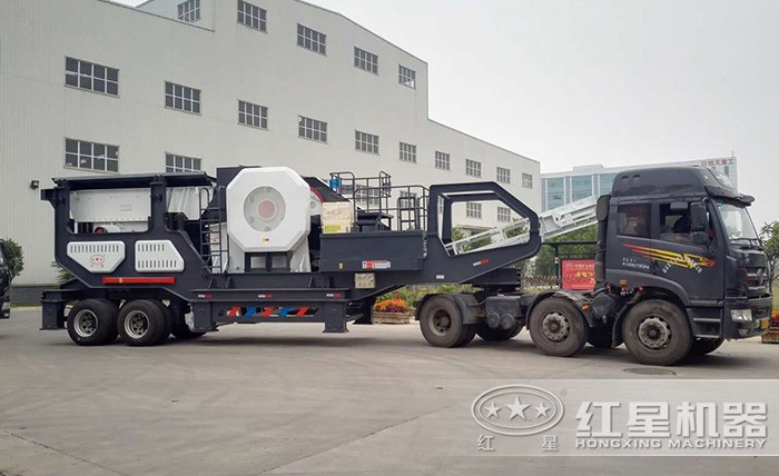 移動小型石子粉碎機(jī)發(fā)貨圖