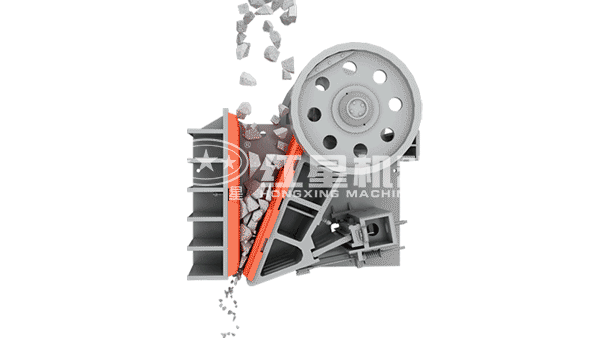 顎式破碎機(jī)破碎物料示意圖 顎式破碎機(jī)破碎物料示意圖