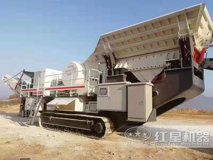 履帶式流動石子機 履帶式流動石子機