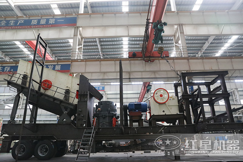 四合一移動制砂機(jī)一體式