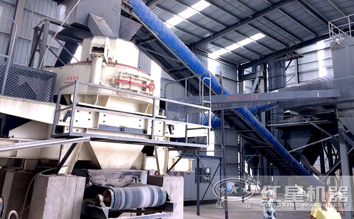 機制砂加工設備現(xiàn)場