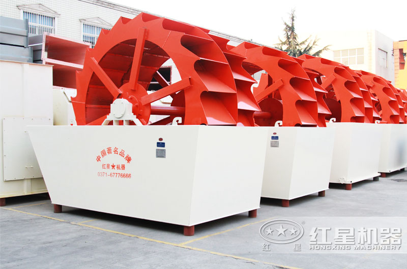 輪斗式洗砂機(jī)，洗凈度高達(dá)99%