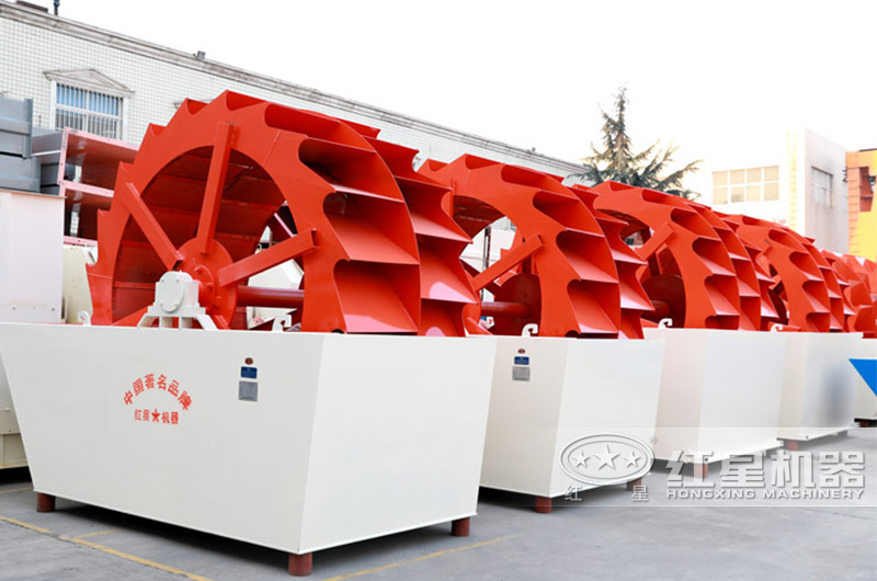 輪斗式洗砂機(jī)，洗凈度高達(dá)99%